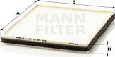 Mann-Filter CU 24 005 - Filter, interior air www.parts5.com
