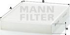 Mann-Filter CU 2433 - Filter, interior air www.parts5.com