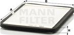 Mann-Filter CU 2424 - Filtro, aire habitáculo www.parts5.com