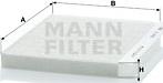 Mann-Filter CU 2422 - Filter, interior air www.parts5.com