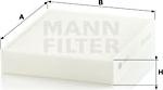 Mann-Filter CU 25 001 - Filter, interior air www.parts5.com