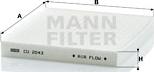 Mann-Filter CU 2043 - Filter, interior air www.parts5.com
