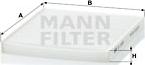 Mann-Filter CU 2026 - Filter, interior air www.parts5.com