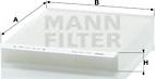 Mann-Filter CU 2143 - Filter, interior air www.parts5.com