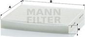 Mann-Filter CU 2362 - Filter, interior air www.parts5.com