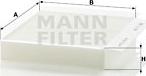 Mann-Filter CU 2338 - Filtro, aire habitáculo www.parts5.com