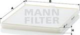 Mann-Filter CU 2326 - Filter, interior air www.parts5.com
