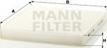 Mann-Filter CU 27 008 - Filter, interior air www.parts5.com