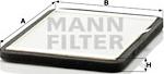 Mann-Filter CUK 2424 - Filter, interior air www.parts5.com