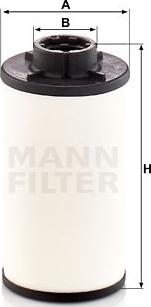 Mann-Filter H 6003 Z - Hydraulic Filter, automatic transmission www.parts5.com