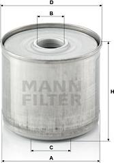 Mann-Filter P 917/1 x - Fuel filter www.parts5.com