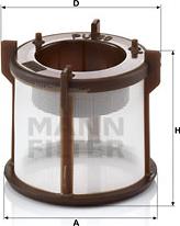 Mann-Filter PU 50 x - Filtro combustible www.parts5.com