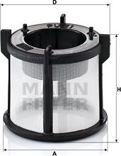 Mann-Filter PU 51 x - Filtro combustible www.parts5.com