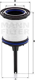 Mann-Filter PU 7008 z KIT - Fuel filter www.parts5.com