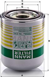 Mann-Filter TB 1394/8 x - Air Dryer Cartridge, compressed-air system www.parts5.com