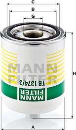Mann-Filter TB 1374/3 x - Air Dryer Cartridge, compressed-air system www.parts5.com