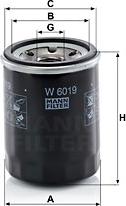 Mann-Filter W 6019 - Oil Filter www.parts5.com