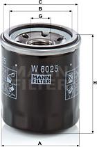 Mann-Filter W 6025 - Oil Filter www.parts5.com