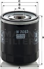 Mann-Filter W 7053 - Oil Filter www.parts5.com