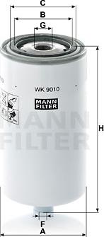 Mann-Filter WK 9010 - Fuel filter www.parts5.com