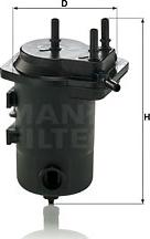 Mann-Filter WK 9028 z - Fuel filter www.parts5.com