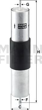 Mann-Filter WK 516/1 - Fuel filter www.parts5.com