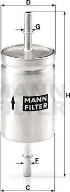 Mann-Filter WK 512 - Топливный фильтр www.parts5.com