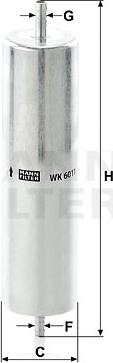 Mann-Filter WK 6011 - Fuel filter www.parts5.com