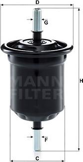Mann-Filter WK 6013 - Fuel filter www.parts5.com