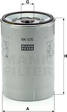 Mann-Filter WK 1070 x - Fuel filter www.parts5.com