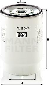 Mann-Filter WK 11 029 z - Fuel filter www.parts5.com
