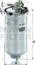 Mann-Filter WK 853/12 z - Fuel filter www.parts5.com