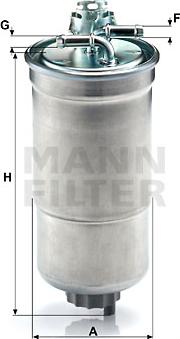 Mann-Filter WK 853/3 x - Fuel filter www.parts5.com