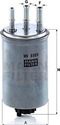 Mann-Filter WK 8069 - Fuel filter www.parts5.com
