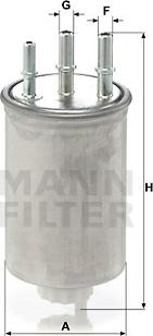 Mann-Filter WK 829/6 - Fuel filter www.parts5.com