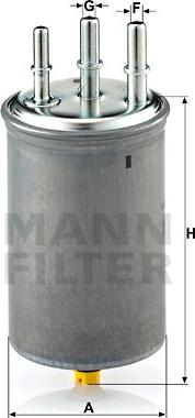 Mann-Filter WK 829/7 - Fuel filter www.parts5.com