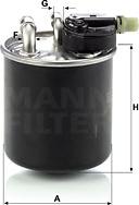 Mann-Filter WK 820/14 - Fuel filter www.parts5.com