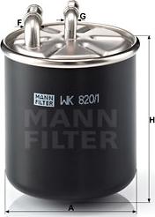 Mann-Filter WK 820/1 - Fuel filter www.parts5.com