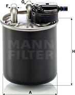 Mann-Filter WK 820/21 - Fuel filter www.parts5.com
