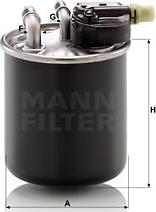 Mann-Filter WK 820/22 - Fuel filter www.parts5.com