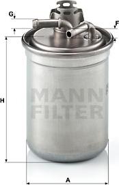 Mann-Filter WK 823/3 x - Fuel filter www.parts5.com