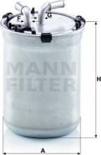 Mann-Filter WK 823/2 - Fuel filter www.parts5.com