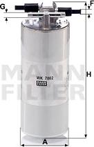 Mann-Filter WK 7002 - Fuel filter www.parts5.com