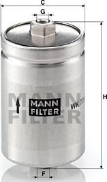 Mann-Filter WK 725 - Fuel filter www.parts5.com
