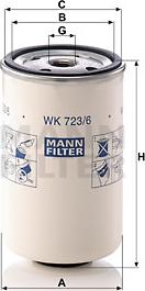 Mann-Filter WK 723/6 - Fuel filter www.parts5.com