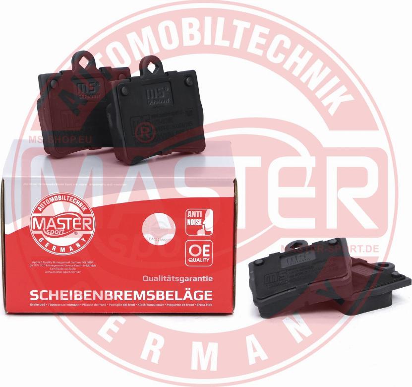 MASTER-SPORT GERMANY 13046040602N-SET-MS - Brake Pad Set, disc brake www.parts5.com