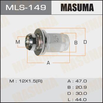 MASUMA MLS-149 - Wheel Nut www.parts5.com