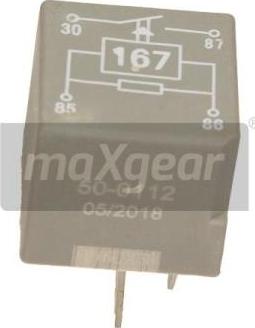 Maxgear 50-0112 - Relay, fuel pump www.parts5.com