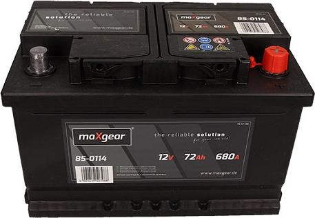 Maxgear 572409068 D722 - Starter Battery www.parts5.com