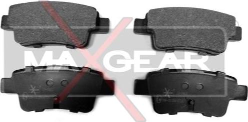 Maxgear 19-0463 - Brake Pad Set, disc brake www.parts5.com